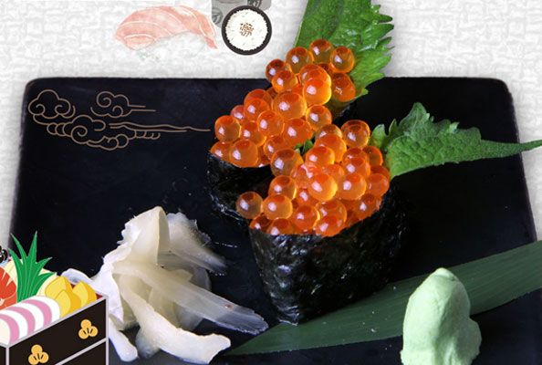 鮭魚卵軍艦壽司